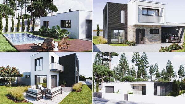 Moradia Térrea T2/ Viseu/ Projeto Chave na Mão. Casa e apartamentos para vender
