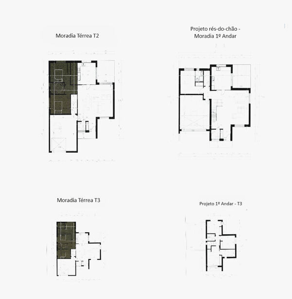 Moradia Térrea T2/ Viseu/ Projeto Chave na Mão. Casa e apartamentos para vender