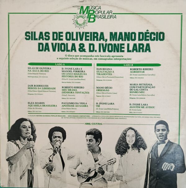 LP Silas, Mano Décio e D.Ivone Lara. Vinil, CDs