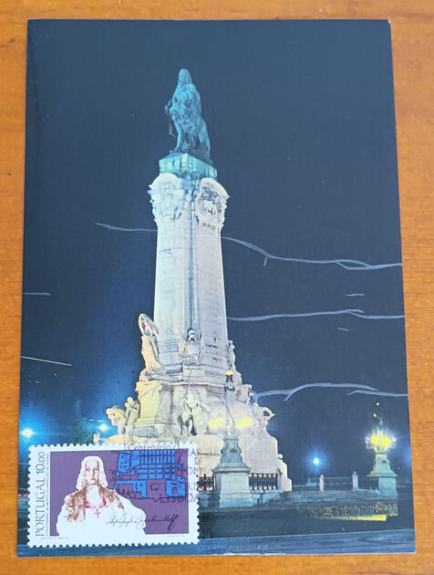 Postal Marquês de Pombal 1982. Selos