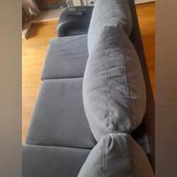 Sofa com 3 Puf como novo. Sofás e Poltronas