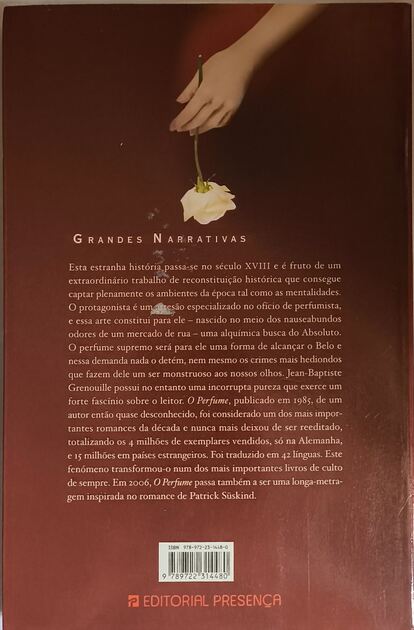 O Perfume - Patrick Suskind. Livros