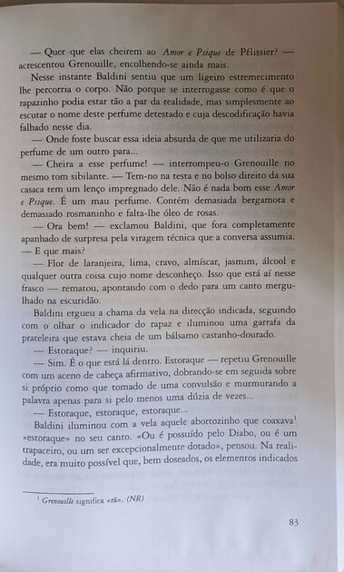 O Perfume - Patrick Suskind. Livros