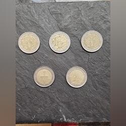 Lote moedas 2 euros . Moedas