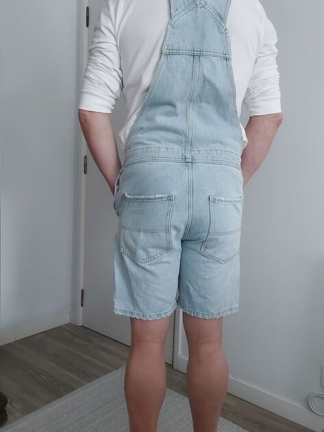 Jardineiras macacão – Bershka – tamanho M europeu . Outros Moda Homem