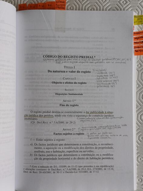 Código do Registo Predial, 2002 . Livros