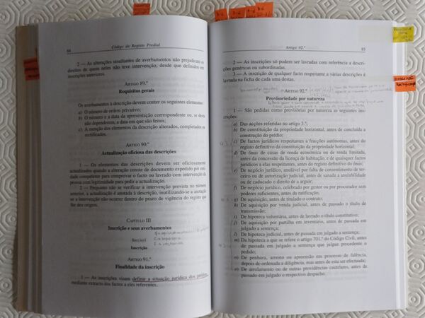 Código do Registo Predial, 2002 . Livros