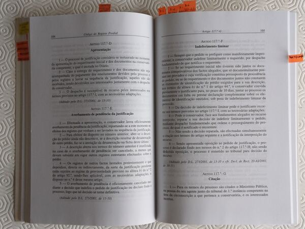 Código do Registo Predial, 2002 . Livros