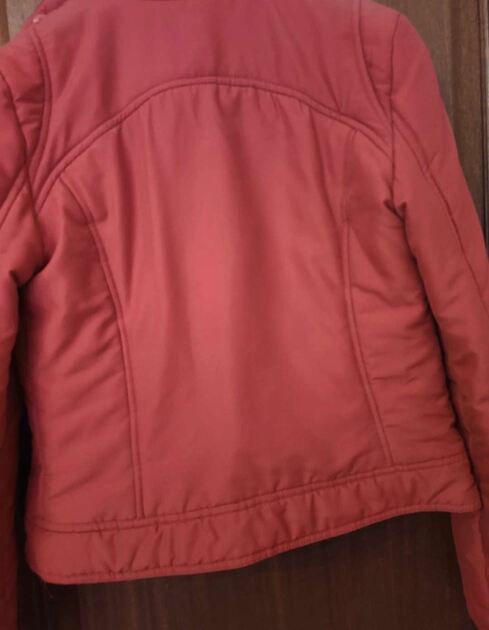 Casaco vermelho . Casacos mulher