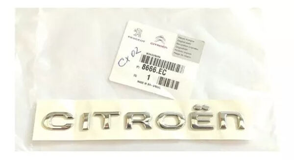 Letras Citroen. Acessórios para Carros