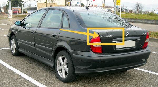 Letras Citroen. Acessórios para Carros