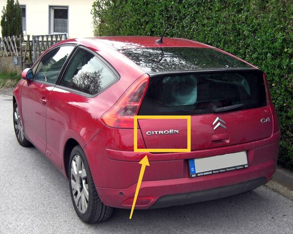 Letras Citroen. Acessórios para Carros