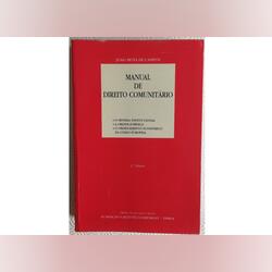 Manual de Direito Comunitário, 2001 . Livros