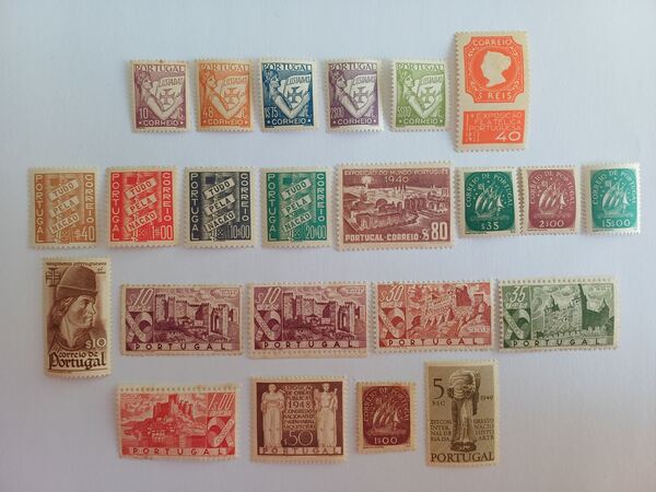 Filatelia Portugal - Caravela 2$00, 1943. Selos