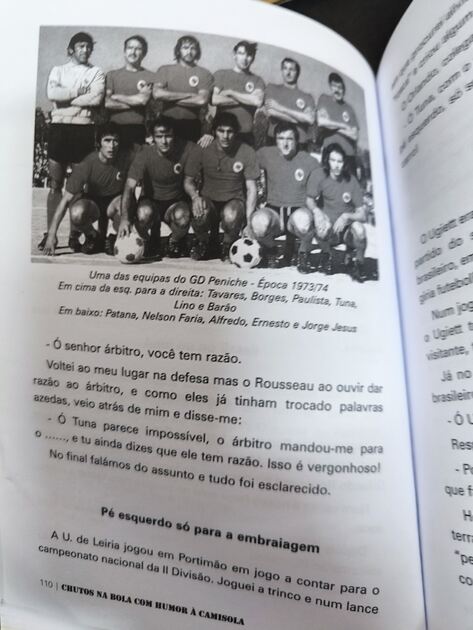 Livro Churros na bola com humor á camisola. Livros