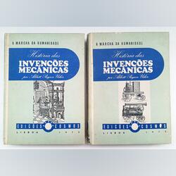 História das invenções mecânicas – 2 Volumes . Livros. Avenidas Novas. História Português    Novo / Como novo Capa dura