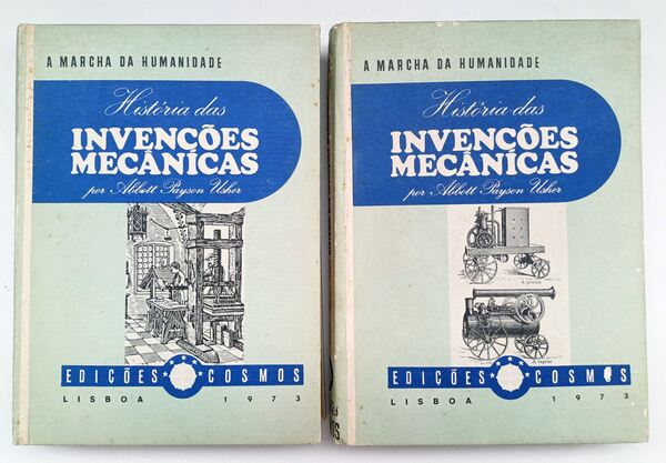 História das invenções mecânicas – 2 Volumes . Livros