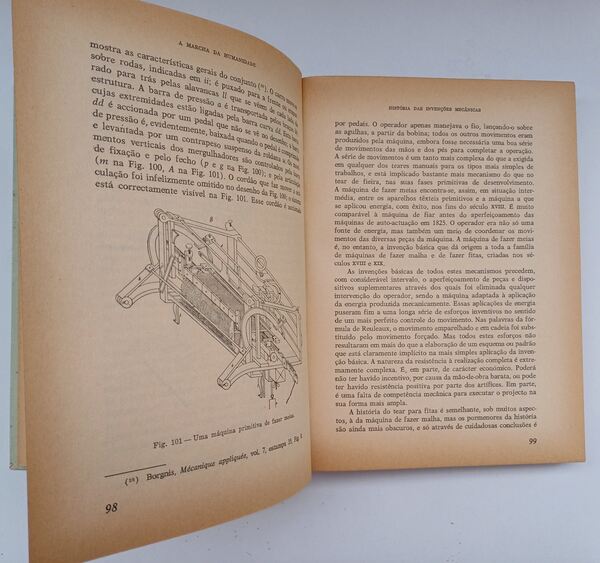 História das invenções mecânicas – 2 Volumes . Livros