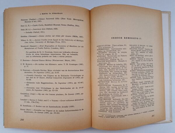 História das invenções mecânicas – 2 Volumes . Livros