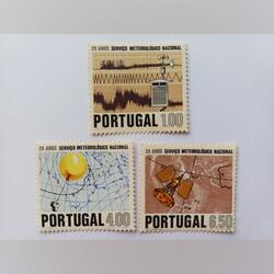 25º Aniv do Serviço Meteorológico Nacional, 1971. Selos