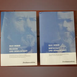 2 livros alemães Max Weber. Livros