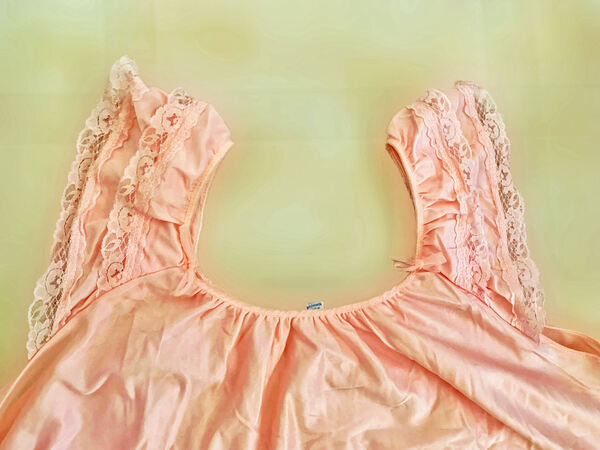 Camisa de Dormir Rosa Suave, Nova. Lingerie