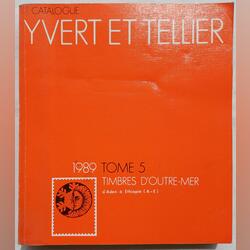 Catálogo Yvert et Tellier Timbres D’Outre-Mer 1989. Selos. Avenidas Novas