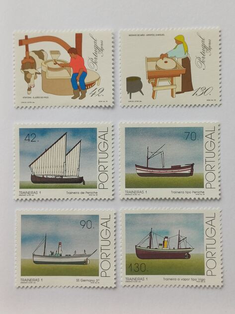 Aves de Portugal (1º grupo), 2000 Tira de 3 selos. Selos