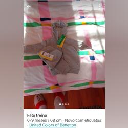 Fato treino bebe. Roupa desportiva