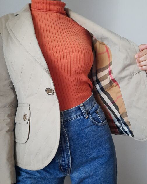 Casaco Burberry Vintage . Casacos mulher