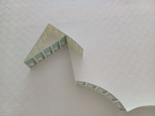 Tira de etiquetas Caravela Portuguesa sem taxa. Selos