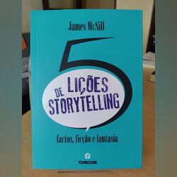 Livro “5 lições de storytelling”. Livros. Matosinhos.     