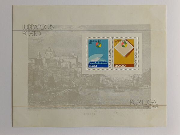 Bloco nº 19. Exposição Filatélica - Lubrapex 76. Selos