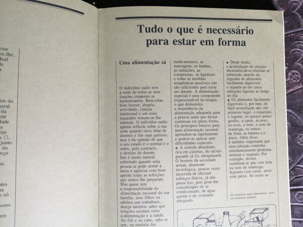 livro de receitas, cozinha mais saudavel - 1985. Alimentos e bebidas
