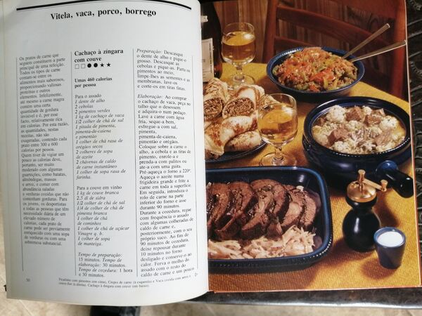 livro de receitas, cozinha mais saudavel - 1985. Alimentos e bebidas