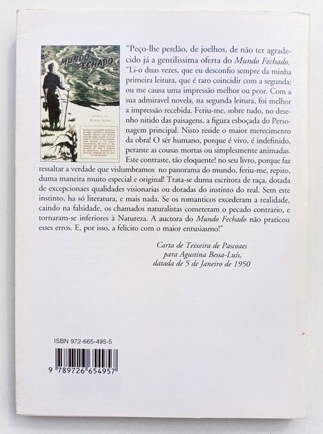 Mundo Fechado, de Agustina Bessa-Luís . Livros