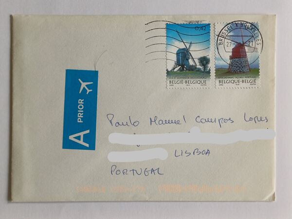 FDC Espanha Adesão Portugal e Espanha CEE . Selos