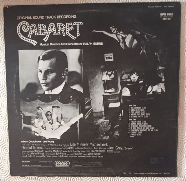 Disco Vinil Cabaret - Liza Minnelli. Vinil, CDs