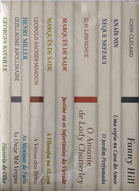10 Livros Literatura Erótica (na caixa, selados). Livros