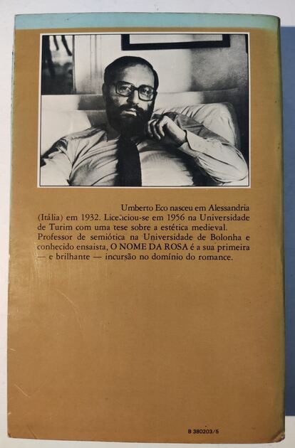 O Nome da Rosa - Umberto Eco. Livros