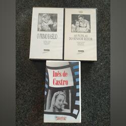 Cassetes VHS antigas . Filmes e DVDs. Braga.     