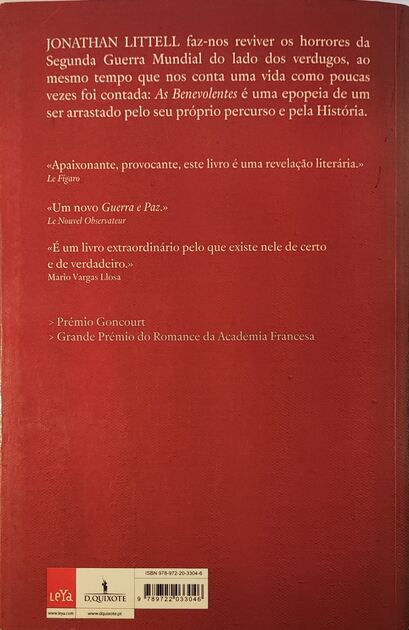 As Benevolentes - Jonathan Littell. Livros