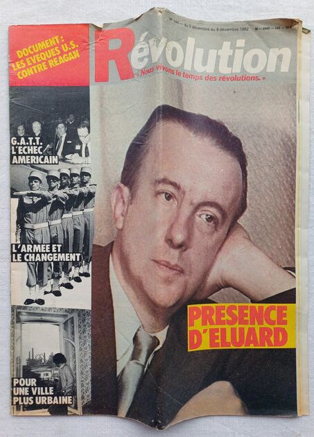 Revistas Révolution de 1982 dirigidas a Á. Cunhal. Revistas