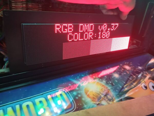 Pinball Display RGBDMD Williams -Bally . Pinballs