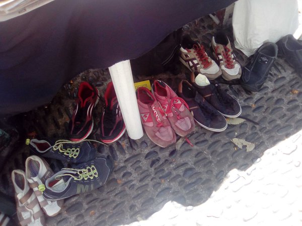 Sapatilhas originais usadas. Calçado homem