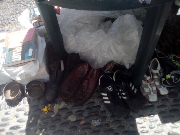 Sapatilhas originais usadas. Calçado homem