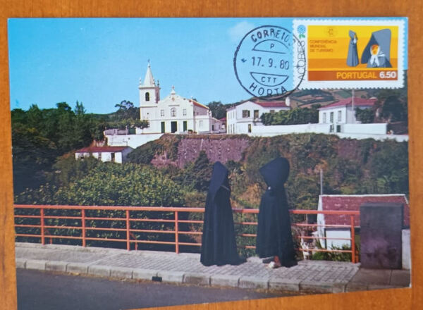 Postal Máximo Conferência Mundial Turismo 1980. Selos