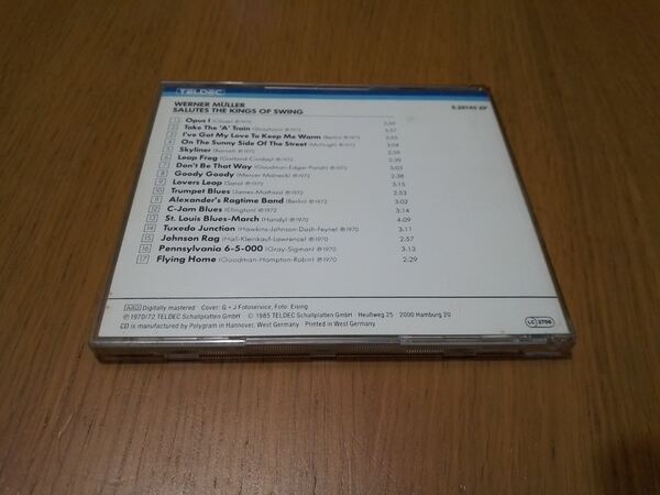 CD Werner Muller - Salutes The Kings Of SWING. Vinil, CDs