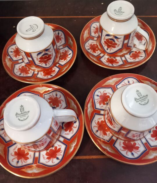 Chávenas café Winterling Bavaria. Artigos de Vidro