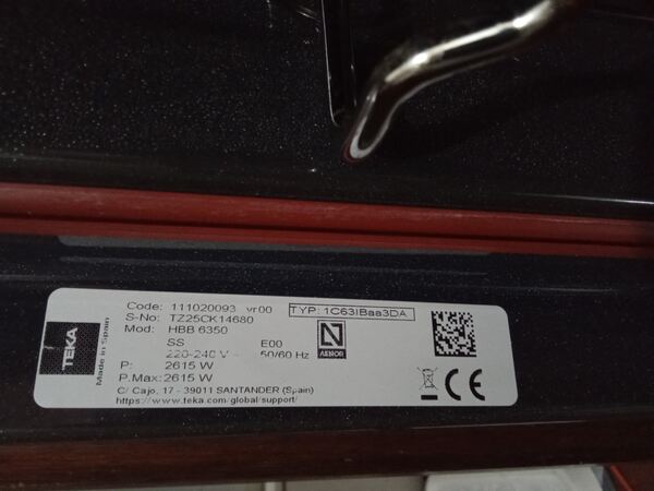 Forno TEKA HBB 6350 IX (70 L - 59.5 cm - Hidrolíti. Fornos